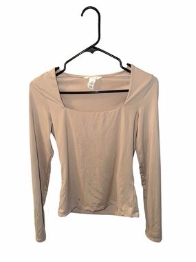 Beige Long Sleeve Shirt